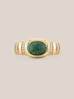 Tourmaline Pillar Ring