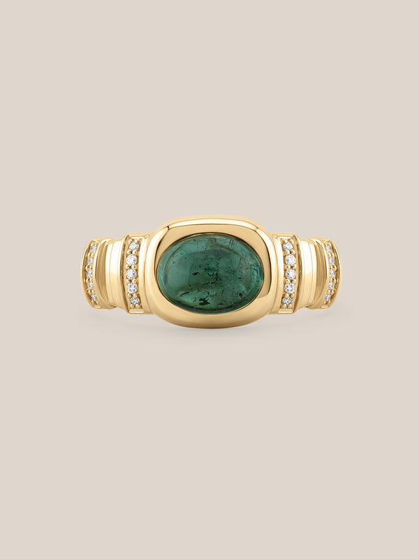 Tourmaline Pillar Ring