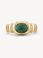 Tourmaline Pillar Ring