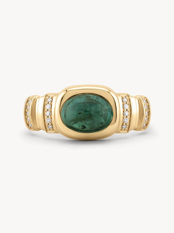 Tourmaline Pillar Ring