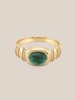 Tourmaline Pillar Ring