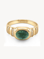 Tourmaline Pillar Ring