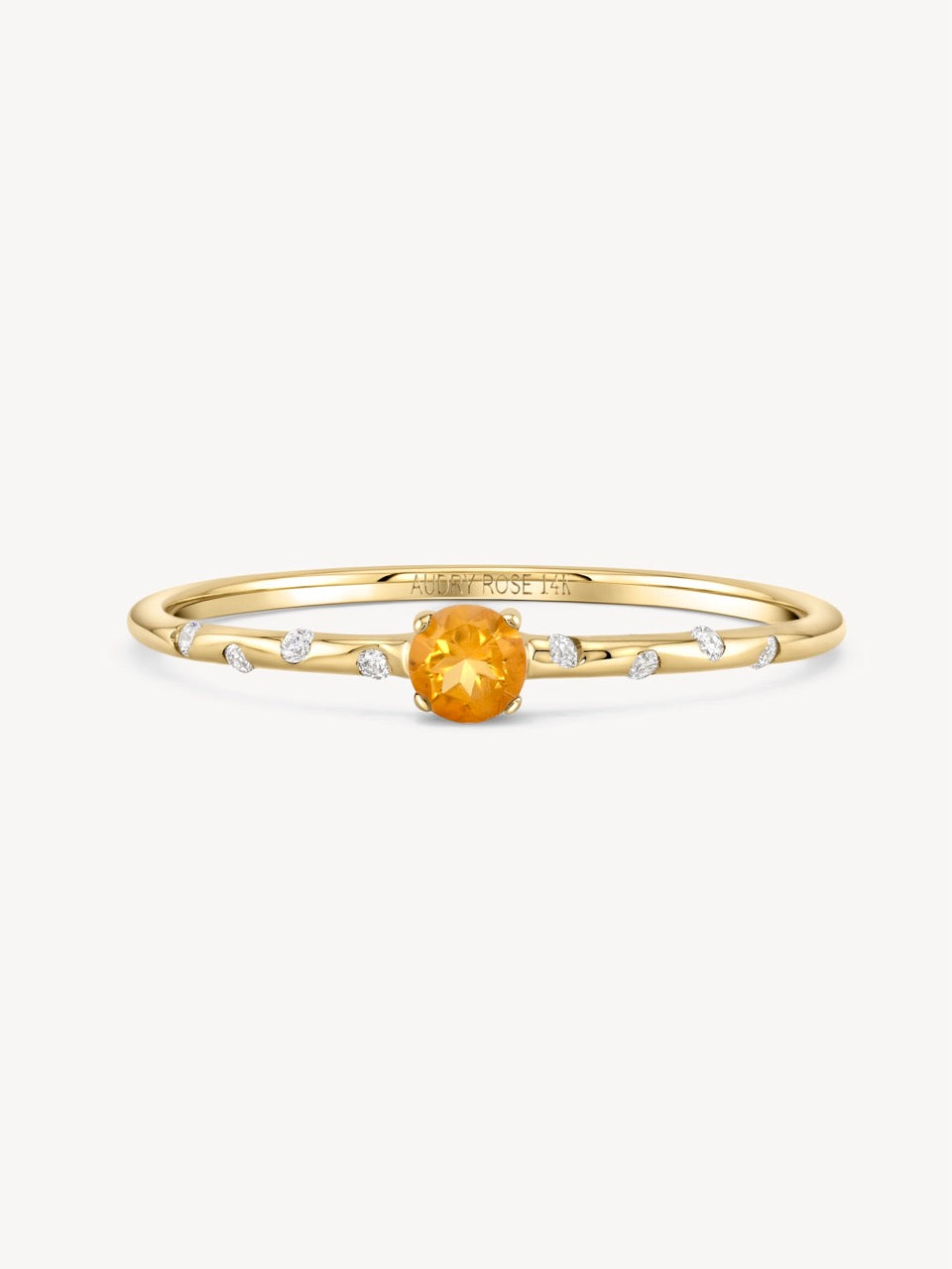 Starry Birthstone Rings 14K Yellow Gold | Audry Rose