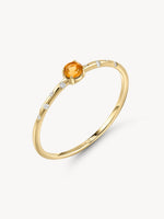 Starry Birthstone Ring