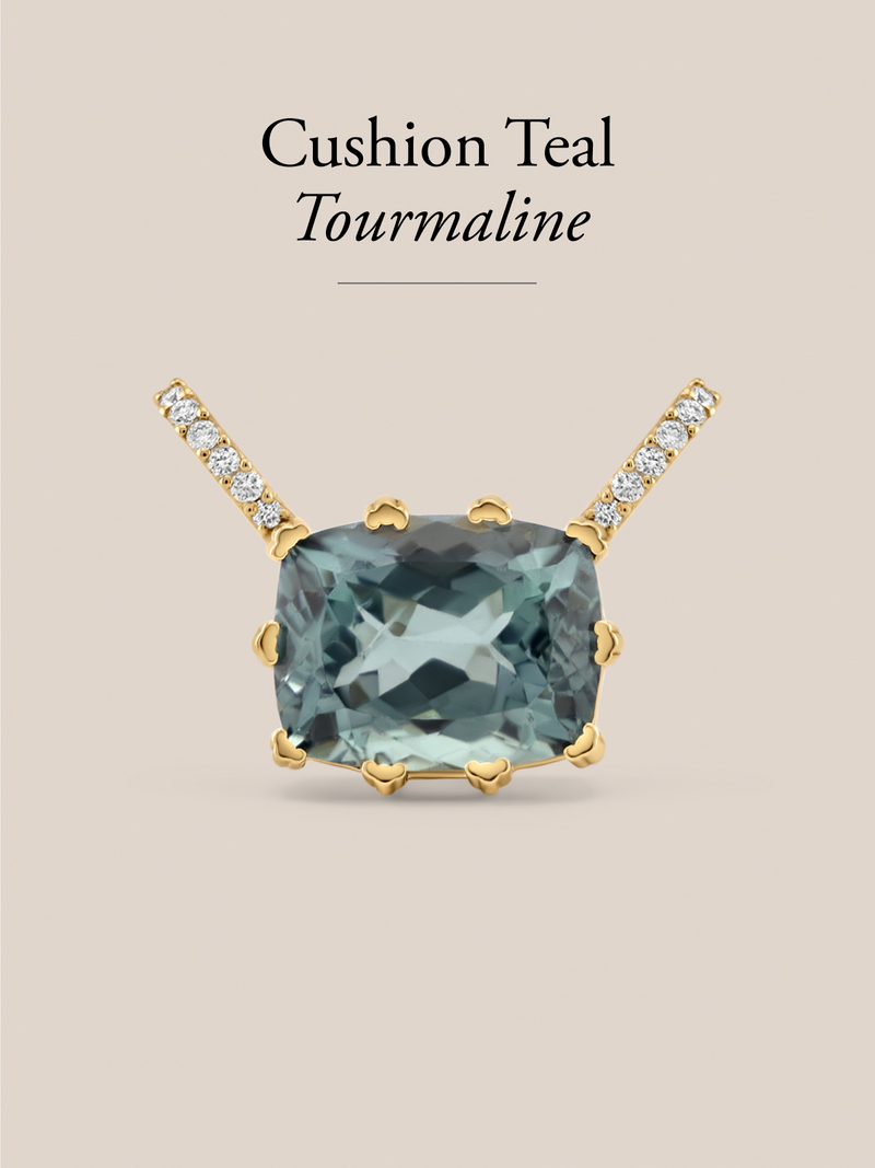 Tourmaline Lace Pendant - OOAK