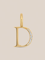 Diamond Initial Pendants