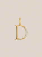 Diamond Initial Pendants