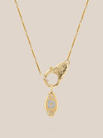 Initial Skipping Stone Pendant