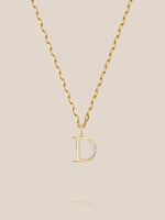 Diamond Initial Pendants