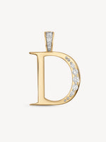 Diamond Initial Pendants