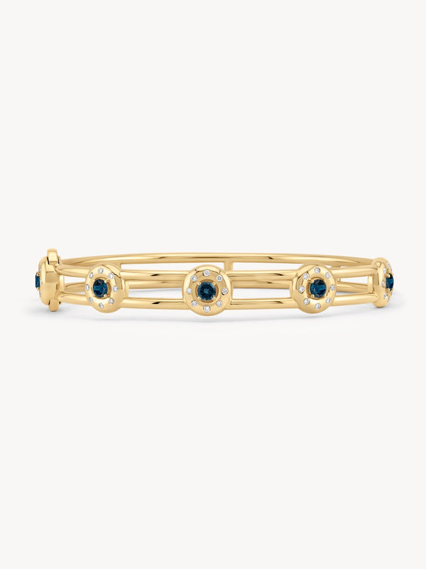 Teal Sapphire Aria Cadence Bracelet