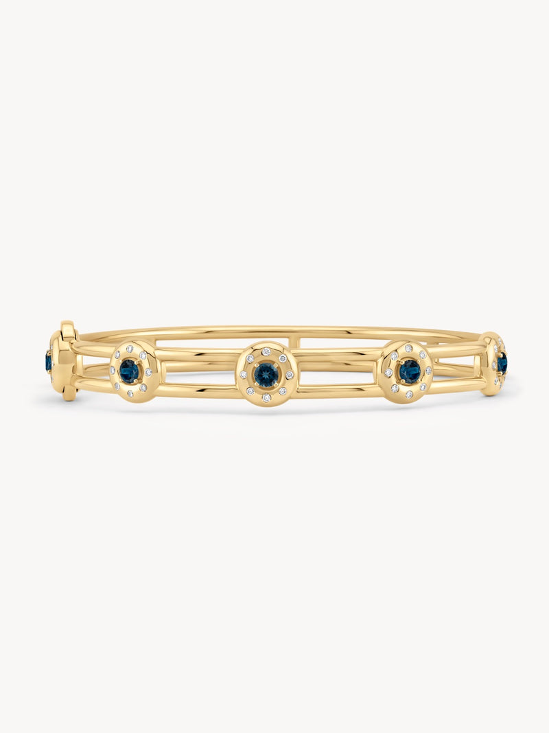 Teal Sapphire Aria Cadence Bracelet