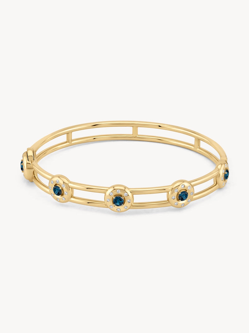 Teal Sapphire Aria Cadence Bracelet