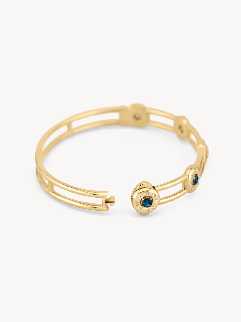 Teal Sapphire Aria Cadence Bracelet