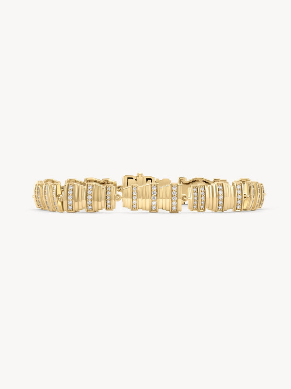 Diamond Pillar Bracelet