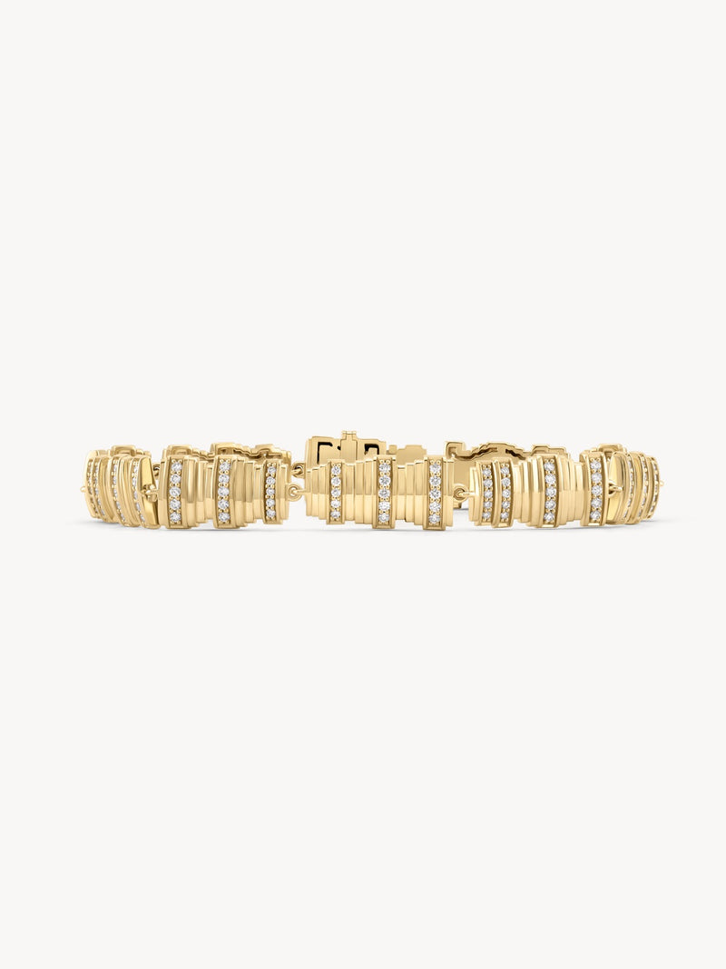 Diamond Pillar Bracelet