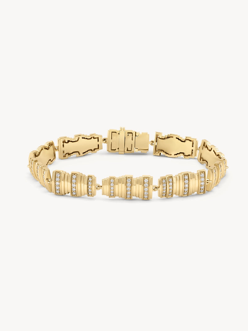 Diamond Pillar Bracelet