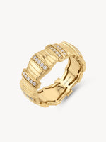 Diamond Pillar Ring
