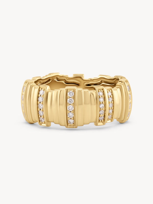 Diamond Pillar Ring