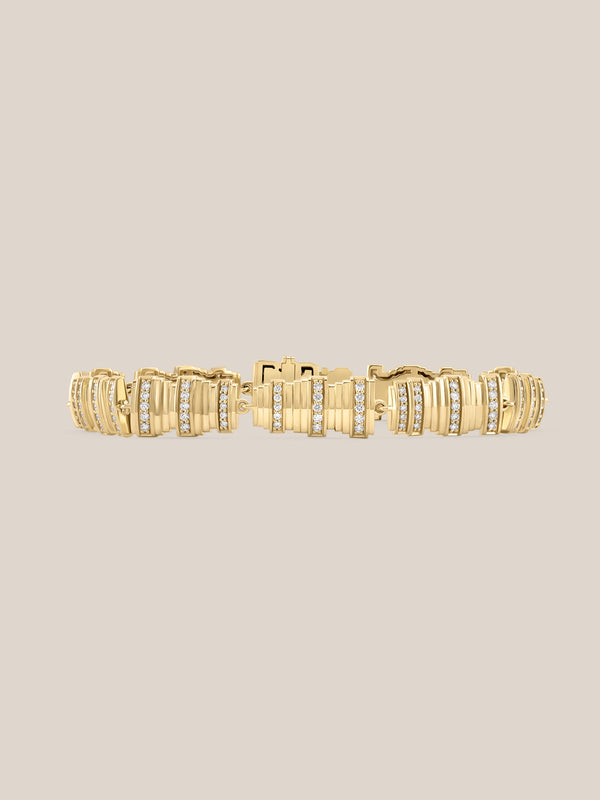 Diamond Pillar Bracelet