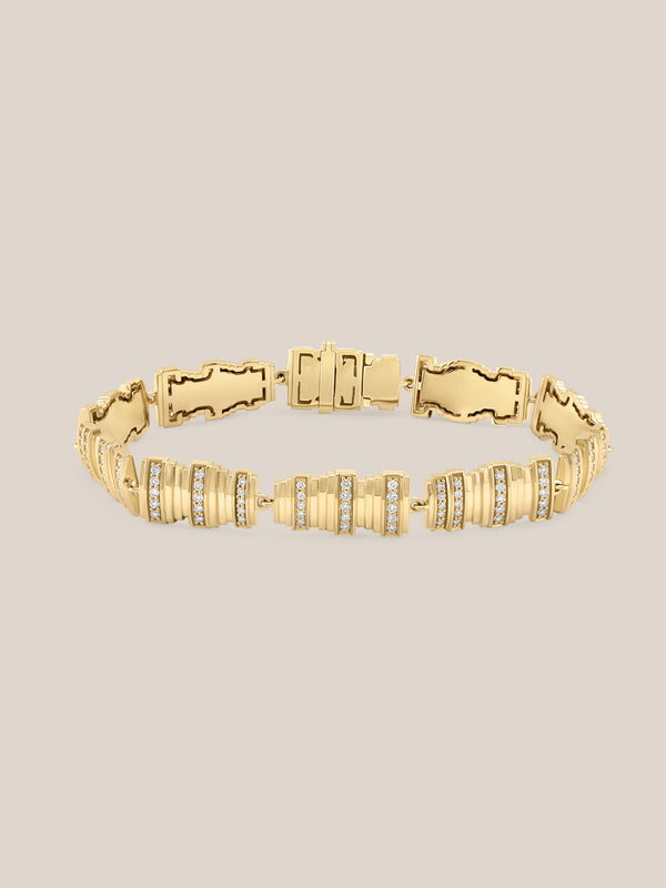 Diamond Pillar Bracelet