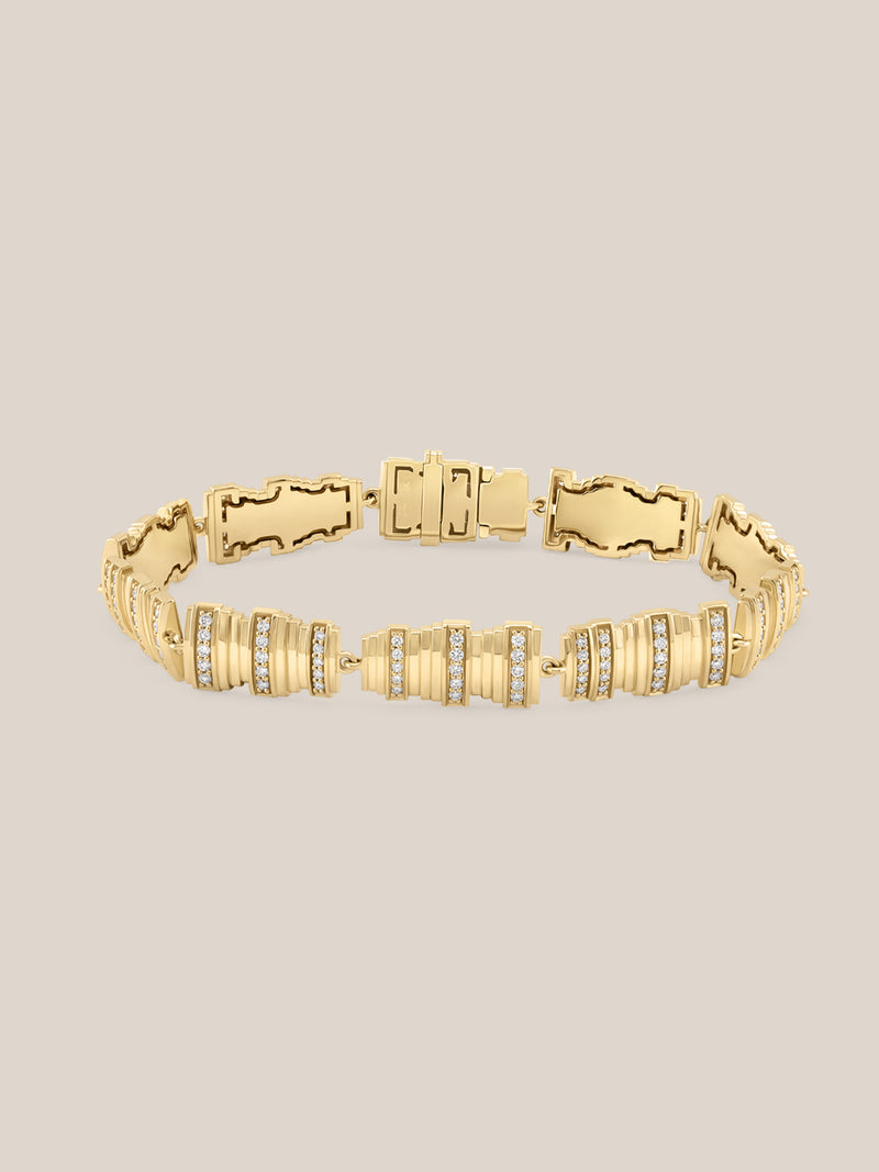 Diamond Pillar Bracelet
