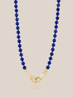Beaded Double Lock Necklace