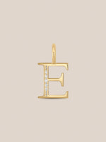 Diamond Initial Pendants