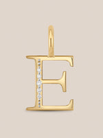 Diamond Initial Pendants