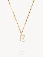 Diamond Initial Pendants