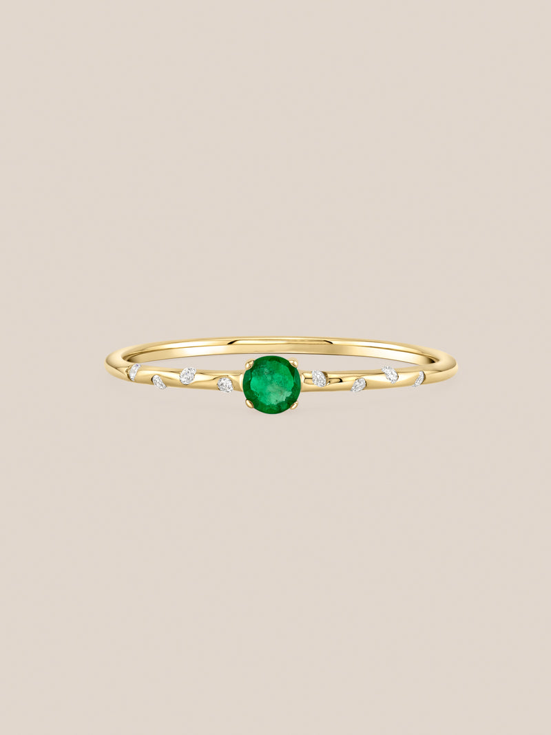 Starry Birthstone Ring