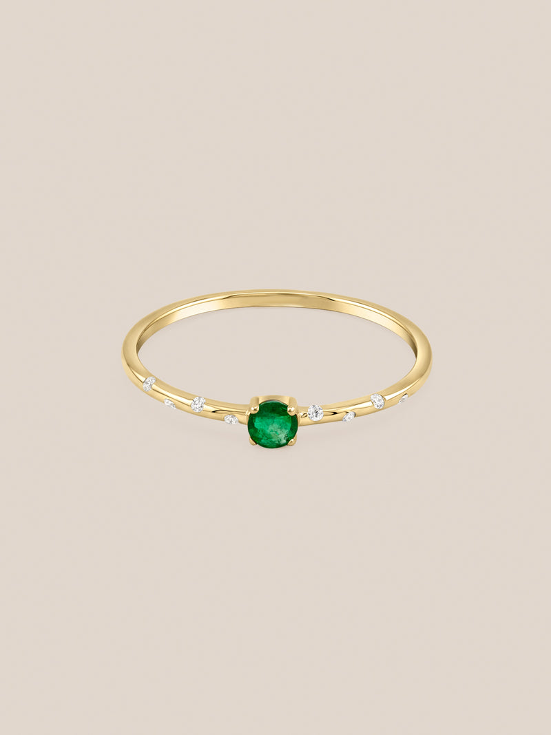 Starry Birthstone Ring