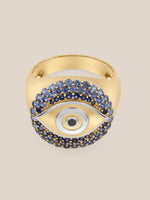 Evil Eye Signet Ring