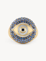 Evil Eye Signet Ring