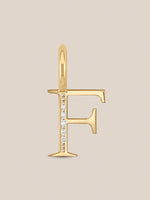 Diamond Initial Pendants