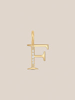 Diamond Initial Pendants