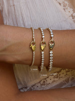 Tennis Lock Bracelet