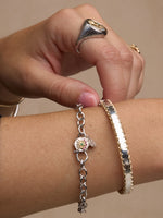 Mixed Metal Stitched Bracelet