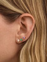 Opal Birthstone Studs