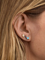 Opal Birthstone Studs