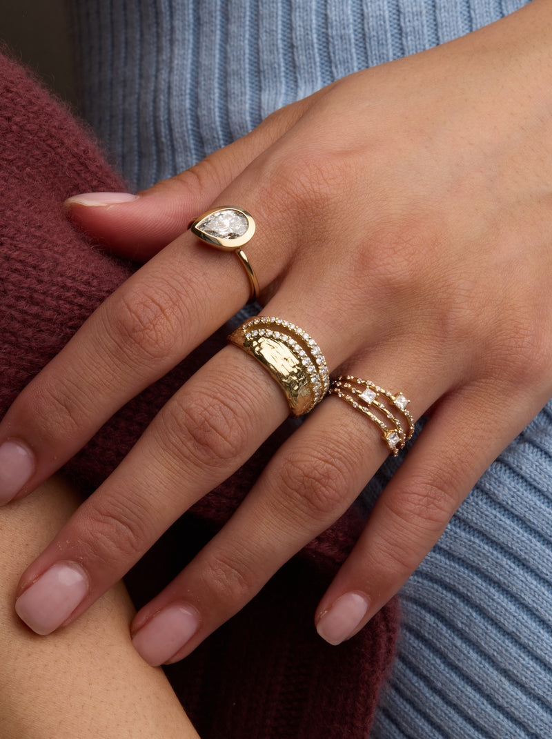 Lab-Grown Diamond Dune Ring