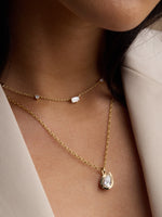 Diamond Azure Necklace