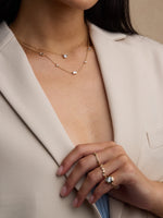 Diamond Azure Necklace