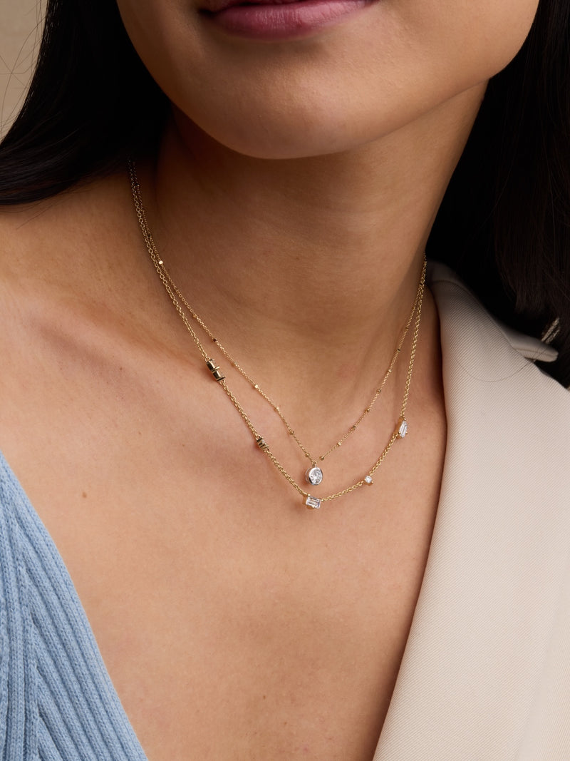Diamond Azure Necklace