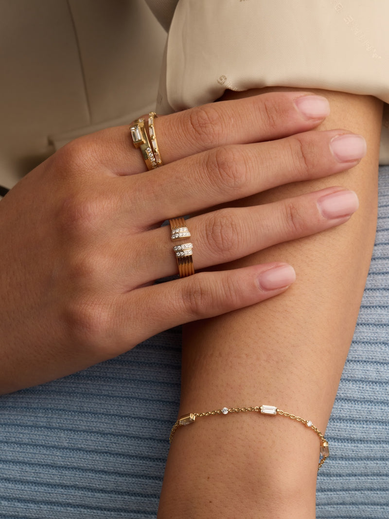 Eternity Baguette Diamond Band