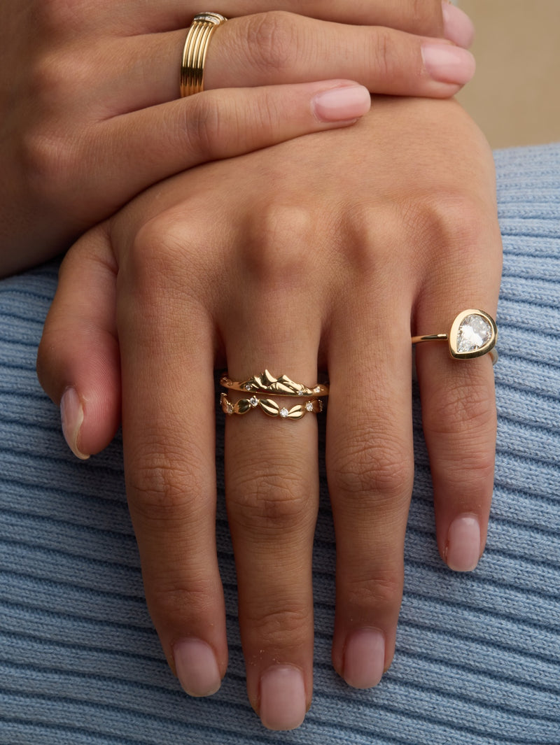 Lab-Grown Diamond Dune Ring