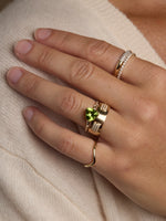 Pave Diamond Accent Ring