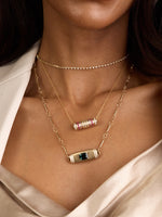Tiered Barrel Necklace