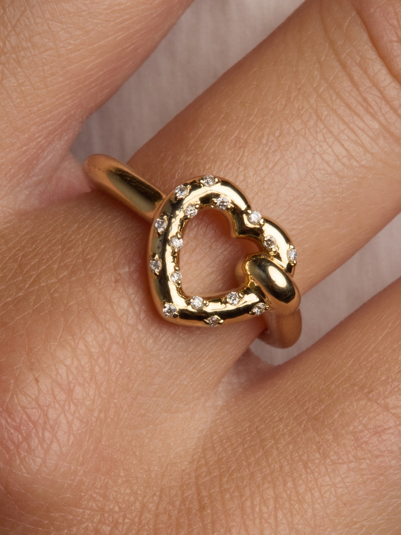Aria Heart Ring