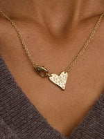 Heart of Gold Lock Necklace